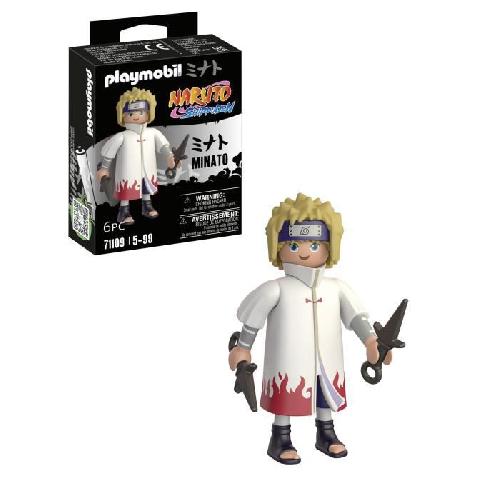 Univers Miniature - Habitation Miniature - Garage Miniature PLAYMOBIL 71109 Minato Figurine. Naruto Shippuden. Ninja du manga avec accessoires. Des 5 ans