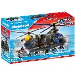 PLAYMOBIL 71149 Helicoptere de transport des forces speciales. Les policiers. City Action. Unite d'elite. 117 pieces. Des 5 ans