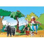 Univers Miniature - Habitation Miniature - Garage Miniature PLAYMOBIL 71160 Astérix La chasse au sanglier. avec Astérix. Obélix et Idéfix. 52 pieces. Des 5 ans