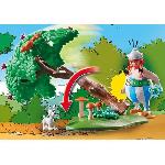 Univers Miniature - Habitation Miniature - Garage Miniature PLAYMOBIL 71160 Astérix La chasse au sanglier. avec Astérix. Obélix et Idéfix. 52 pieces. Des 5 ans