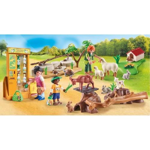 Univers Miniature - Habitation Miniature - Garage Miniature PLAYMOBIL - 71191 - Ferme pedagogique - Le parc animalier - Animaux domestiques - Family Fun - Country