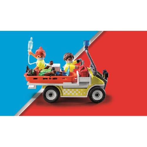 Univers Miniature - Habitation Miniature - Garage Miniature PLAYMOBIL 71204 Véhicule de secours. City Action Les Secouristes. Des 4 ans