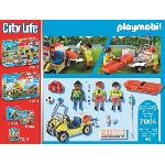 Univers Miniature - Habitation Miniature - Garage Miniature PLAYMOBIL 71204 Véhicule de secours. City Action Les Secouristes. Des 4 ans