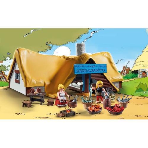 Univers Miniature - Habitation Miniature - Garage Miniature PLAYMOBIL 71266 Astérix Hutte d'Ordralfabetix. village d'Astérix. Jouet de collection. Des 5 ans