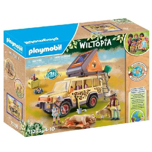 Univers Miniature - Habitation Miniature - Garage Miniature PLAYMOBIL 71293 Explorateurs avec véhicule tout terrain. Wiltopia. 98 pieces. Des 4 ans