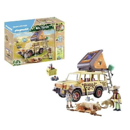 Univers Miniature - Habitation Miniature - Garage Miniature PLAYMOBIL 71293 Explorateurs avec véhicule tout terrain. Wiltopia. 98 pieces. Des 4 ans