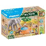 PLAYMOBIL 71294 Explorateurs avec animaux de la savane. Wiltopia. Avec 1 elephant et des animaux. Des 4 ans