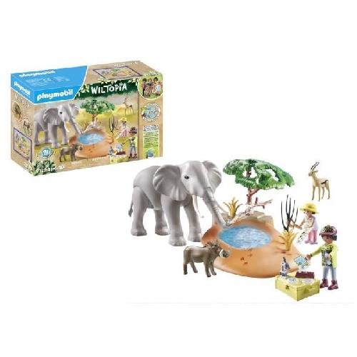 Univers Miniature - Habitation Miniature - Garage Miniature PLAYMOBIL 71294 Explorateurs avec animaux de la savane. Wiltopia. Avec 1 éléphant et des animaux. Des 4 ans