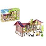 Univers Miniature - Habitation Miniature - Garage Miniature PLAYMOBIL 71304 Ferme avec panneaux solaires. Country La vie a la ferme. 182 pieces. Des 4 ans