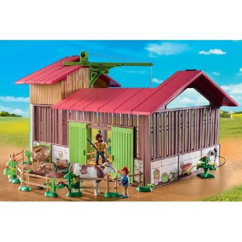 Univers Miniature - Habitation Miniature - Garage Miniature PLAYMOBIL 71304 Ferme avec panneaux solaires. Country La vie a la ferme. 182 pieces. Des 4 ans