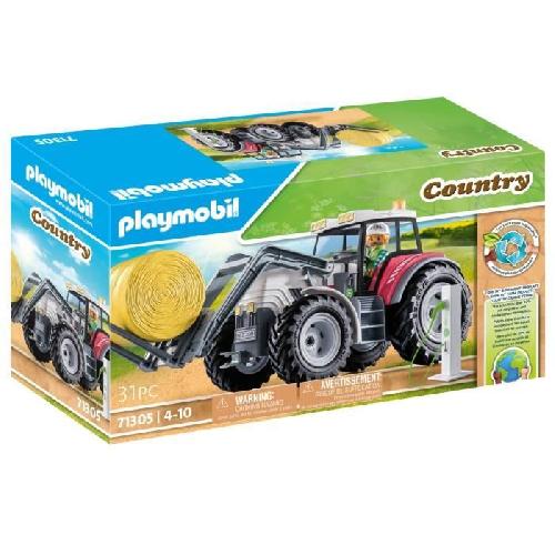 Univers Miniature - Habitation Miniature - Garage Miniature PLAYMOBIL 71305 Grand tracteur électrique. Country La vie a la ferme. 31 pieces. Des 5 ans