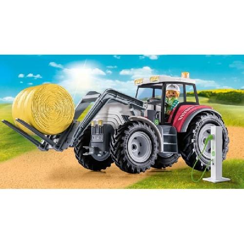 Univers Miniature - Habitation Miniature - Garage Miniature PLAYMOBIL 71305 Grand tracteur électrique. Country La vie a la ferme. 31 pieces. Des 5 ans