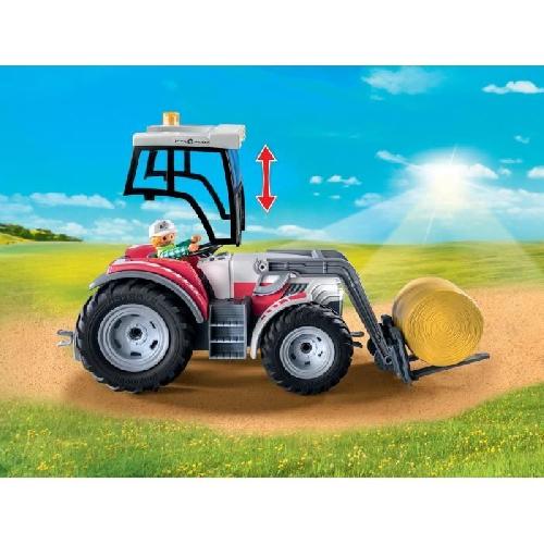 Univers Miniature - Habitation Miniature - Garage Miniature PLAYMOBIL 71305 Grand tracteur électrique. Country La vie a la ferme. 31 pieces. Des 5 ans