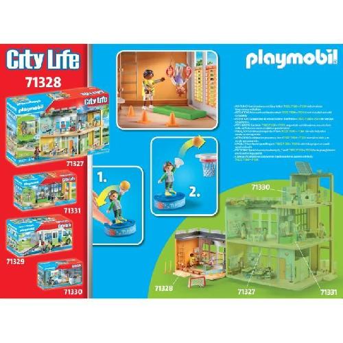 Univers Miniature - Habitation Miniature - Garage Miniature PLAYMOBIL 71328 Salle de sport- City Life - L'école - Aimer apprendre Univers scolaire