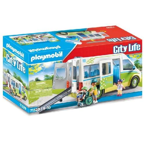 Univers Miniature - Habitation Miniature - Garage Miniature PLAYMOBIL 71329 Bus scolaire. City Life. L'école. 53 pieces. Des 4 ans