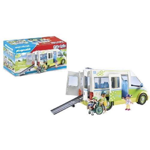 Univers Miniature - Habitation Miniature - Garage Miniature PLAYMOBIL 71329 Bus scolaire. City Life. L'école. 53 pieces. Des 4 ans