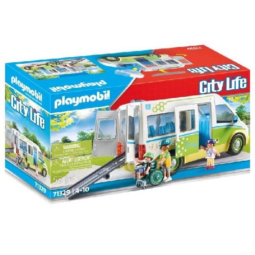 Univers Miniature - Habitation Miniature - Garage Miniature PLAYMOBIL 71329 Bus scolaire- City Life - L'école - Aimer apprendre Univers scolaire