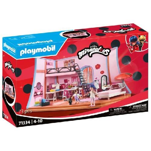 Univers Miniature - Habitation Miniature - Garage Miniature PLAYMOBIL 71334 Miraculous Chambre de Marinette. Miraculous lady bug. 73 pieces. Des 4 ans