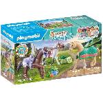 PLAYMOBIL 71356 3 chevaux Morgan. Quarter Horse et Shagya. Horses of Waterfall. 28 pieces. Des 5 ans