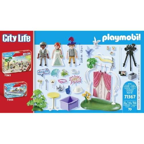 Figurine Miniature - Personnage Miniature PLAYMOBIL 71367 Couple de mariés et appareil photo. City life. Des 4 ans