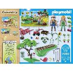 Univers Miniature - Habitation Miniature - Garage Miniature PLAYMOBIL 71380 Starter Pack Jardin potager. Country La vie a la ferme. Avec 2 personnages et accessoires. Des 4 ans