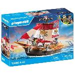 PLAYMOBIL 71418 Chaloupe des pirates. Les pirates. Avec personnages. canons. Des 4 ans