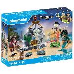 PLAYMOBIL 71420 Pirate avec trésor. Les Pirates. Monstre homme serpent. 55 pieces. Des 4 ans