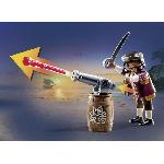 Univers Miniature - Habitation Miniature - Garage Miniature PLAYMOBIL 71420 Pirate avec tresor. Les Pirates. Monstre homme serpent. 55 pieces. Des 4 ans