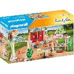 PLAYMOBIL 71424 Camping. Univers du Camping. avec une douche fonctionnelle et des accessoires. 100 pieces .Des 4 ans