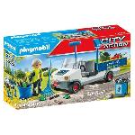 PLAYMOBIL 71433 Agent entretien avec vehicule electrique - City Action - Des 4 ans