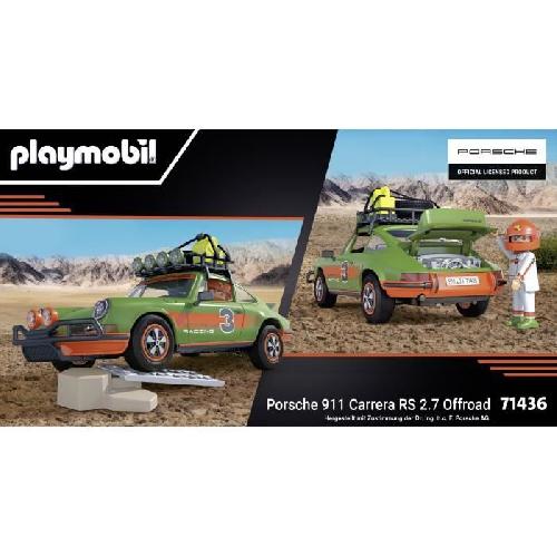 Univers Miniature - Habitation Miniature - Garage Miniature PLAYMOBIL 71436 Porsche 911 Carrera RS 2.7 Offroad Edition. Classic cars. Adulte. Voiture de collection