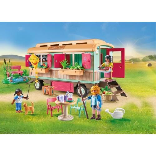 Univers Miniature - Habitation Miniature - Garage Miniature PLAYMOBIL 71441 Roulotte café boutique. Country La vie a la ferme. Des 4 ans