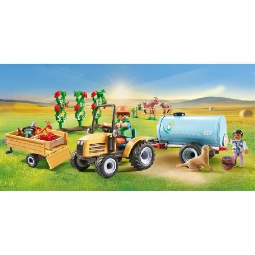 Univers Miniature - Habitation Miniature - Garage Miniature PLAYMOBIL 71442 Fermier avec tracteur et citerne - Country - Des 4 ans