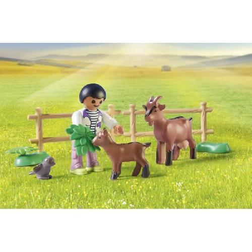 Univers Miniature - Habitation Miniature - Garage Miniature PLAYMOBIL 71442 Fermier avec tracteur et citerne - Country - Des 4 ans