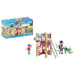 Univers Miniature - Habitation Miniature - Garage Miniature PLAYMOBIL 71475 Charpentier avec tourelle de jeu - My Life - 58 pieces - Jeu de rôle créatif