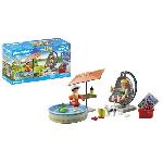 Univers Miniature - Habitation Miniature - Garage Miniature PLAYMOBIL 71476 StarterPack Maman et enfant avec fauteuil suspendu. My Life. 29 pieces. Des 4 ans