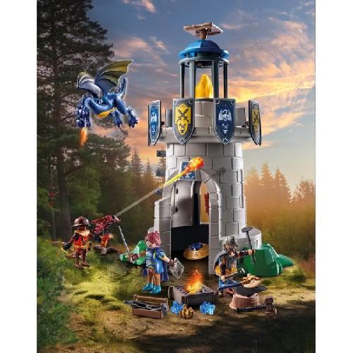 Univers Miniature - Habitation Miniature - Garage Miniature PLAYMOBIL 71483 Novelmore Tourelle des chevaliers de Novelmore avec dragon