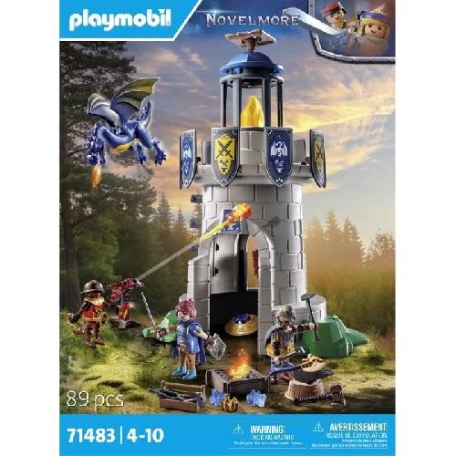 Univers Miniature - Habitation Miniature - Garage Miniature PLAYMOBIL 71483 Novelmore Tourelle des chevaliers de Novelmore avec dragon