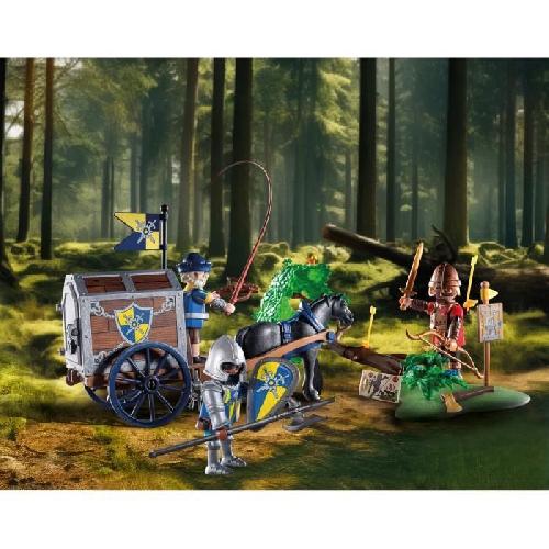 Univers Miniature - Habitation Miniature - Garage Miniature PLAYMOBIL 71484 Convoi de Novelmore avec bandit. Novelmore. Chevaliers et voleurs. Des 5 ans