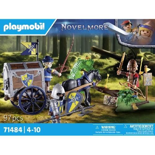 Univers Miniature - Habitation Miniature - Garage Miniature PLAYMOBIL 71484 Convoi de Novelmore avec bandit. Novelmore. Chevaliers et voleurs. Des 5 ans