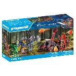 PLAYMOBIL 71485 Chevaliers et catapulte. Les chevaliers Novelmore. 54 pieces. Des 4 ans