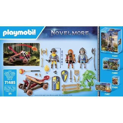 Univers Miniature - Habitation Miniature - Garage Miniature PLAYMOBIL 71485 Chevaliers et catapulte. Les chevaliers Novelmore. 54 pieces. Des 4 ans