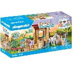 PLAYMOBIL 71494 Cavalieres avec box et poneys - Horses of Waterfall - Des 4 ans - Jeu de rôle créatif