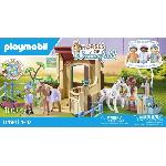 Univers Miniature - Habitation Miniature - Garage Miniature PLAYMOBIL 71494 Cavalieres avec box et poneys - Horses of Waterfall - Des 4 ans - Jeu de role creatif