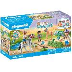 PLAYMOBIL 71495 Cavaliers poneys et saut d'obstacles