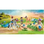 Univers Miniature - Habitation Miniature - Garage Miniature PLAYMOBIL 71495 Cavaliers poneys et saut d'obstacles