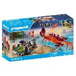 PLAYMOBIL 71532 Pirate et crabe geant. Les Pirates. 26 pieces. Des 4 ans