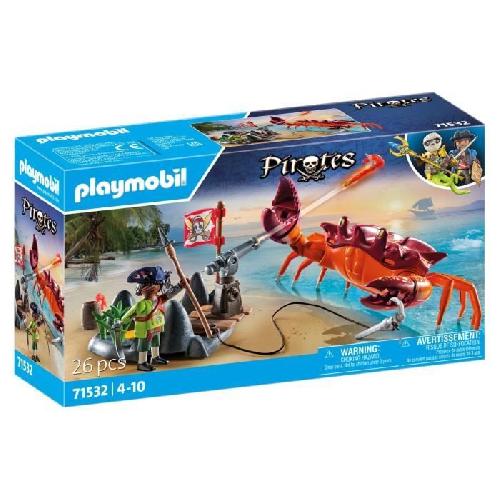 Univers Miniature - Habitation Miniature - Garage Miniature PLAYMOBIL 71532 Pirate et crabe géant. Les Pirates. 26 pieces. Des 4 ans