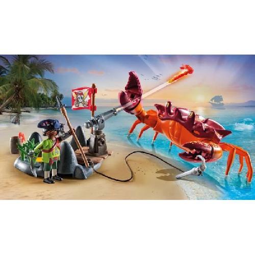 Univers Miniature - Habitation Miniature - Garage Miniature PLAYMOBIL 71532 Pirate et crabe géant. Les Pirates. 26 pieces. Des 4 ans