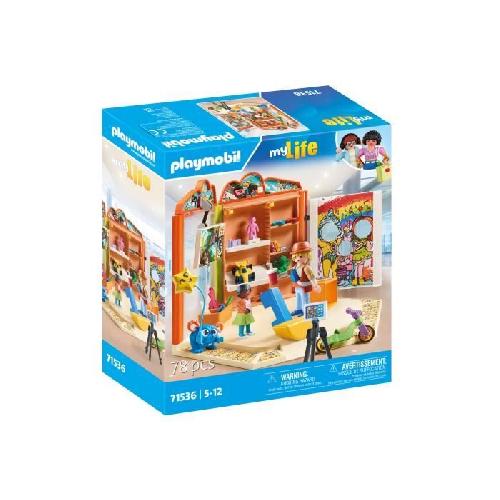 Univers Miniature - Habitation Miniature - Garage Miniature PLAYMOBIL 71536 Magasin de jouets. My Life. Le shopping. 78 pieces. Des 5 ans